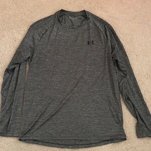 Under Armour Men's Charcoal Long Sleeve Tee